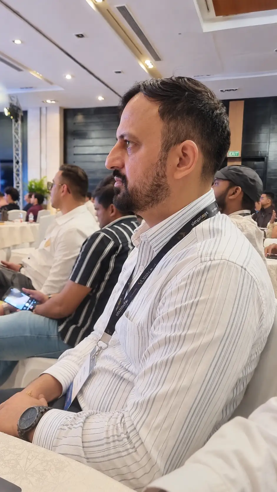 Sandeep Goel at an SEO conference panel
